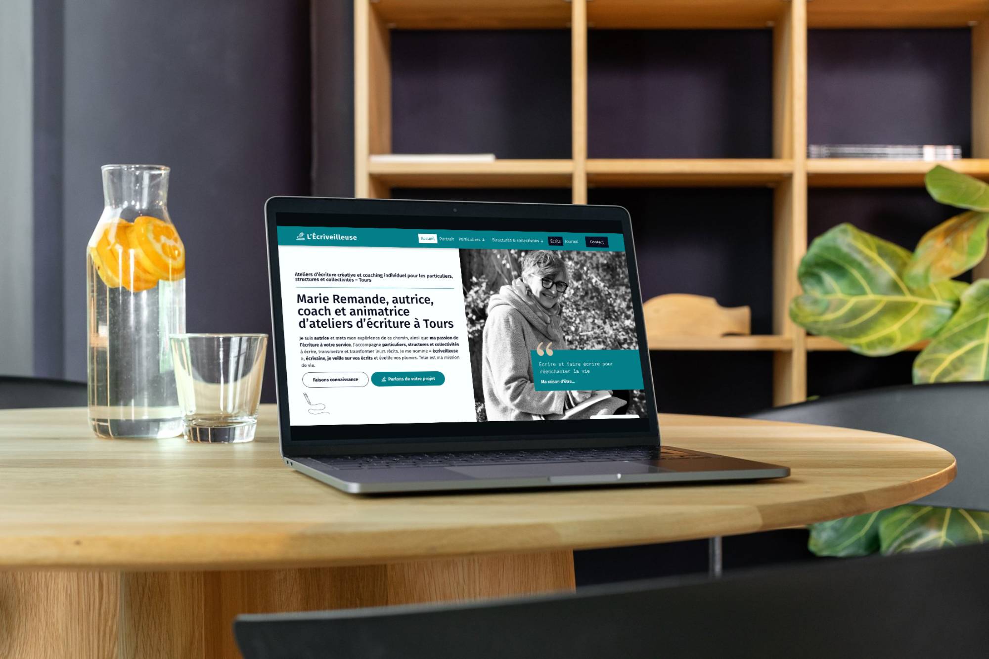 Création site web ateliers d'écriture